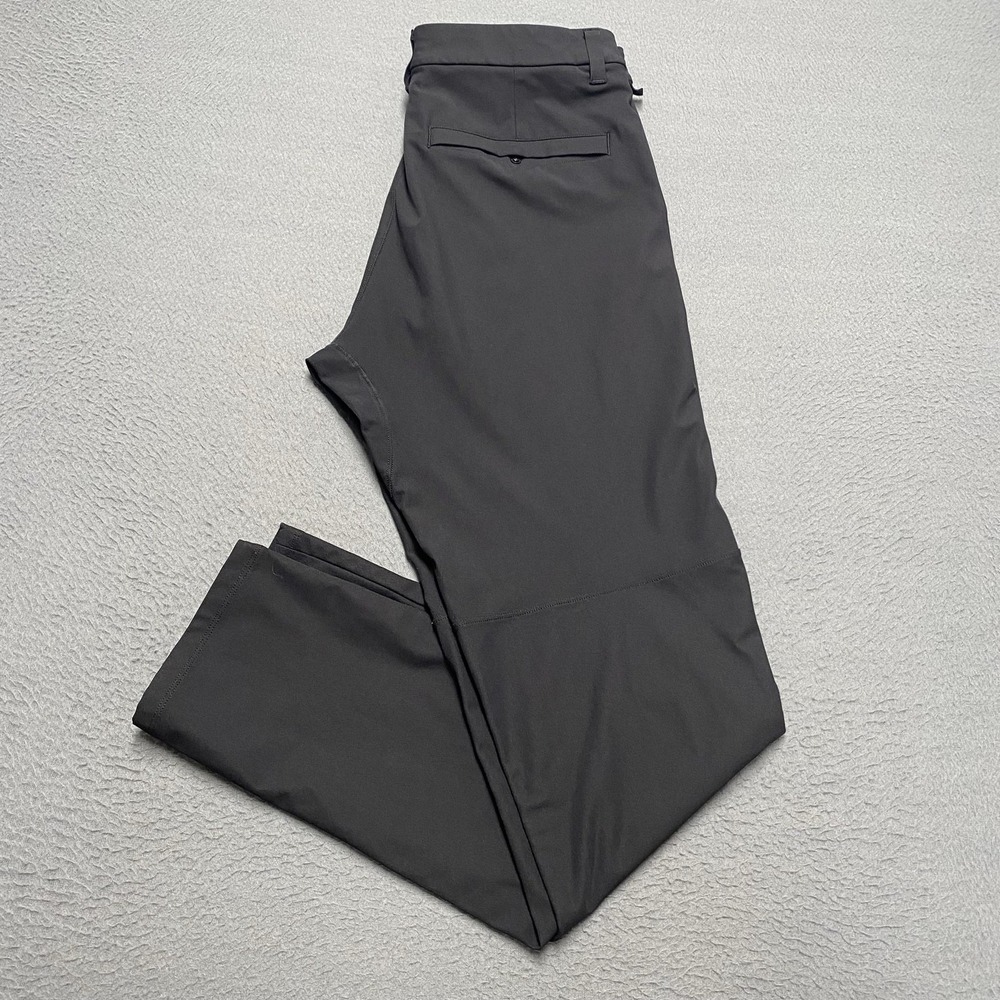 Lululemon Pants Mens 31x32 Black Stretch Chino Lightweight Travel Casual Golf